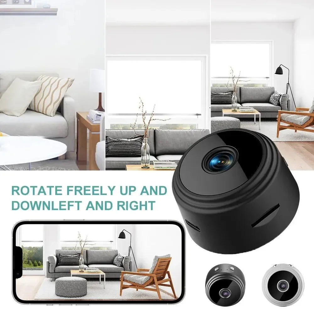 A9 1080p Hd Magnetic Wifi Mini Camera With V380 App