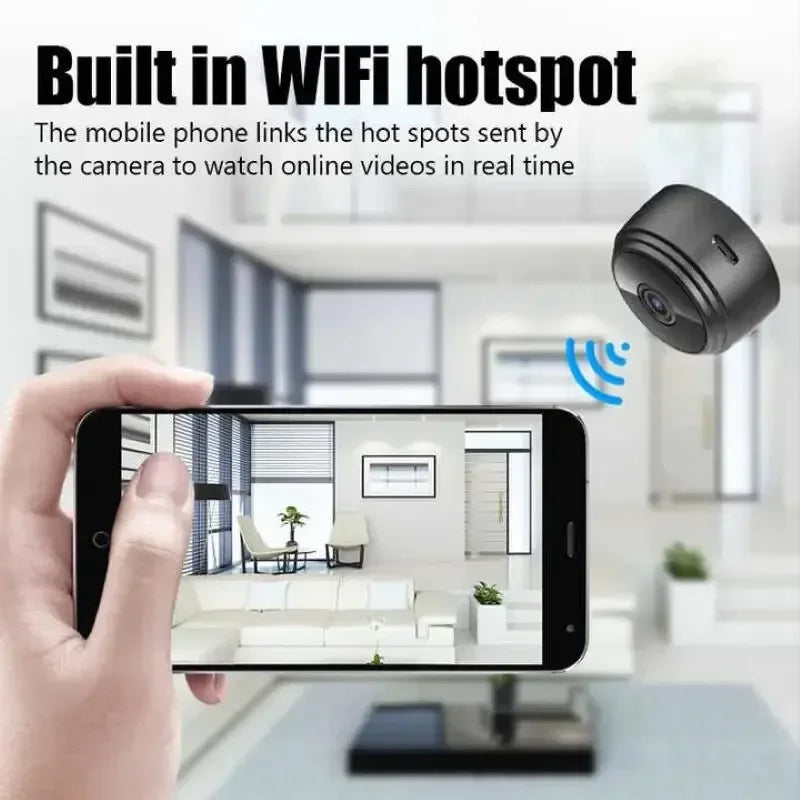 A9 1080p Hd Magnetic Wifi Mini Camera With V380 App